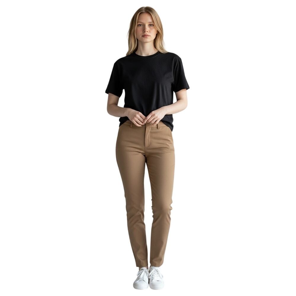 Banana Republic Women Camel Sloan Mid Rise Slim Ankle Pant Size 6 - NWT